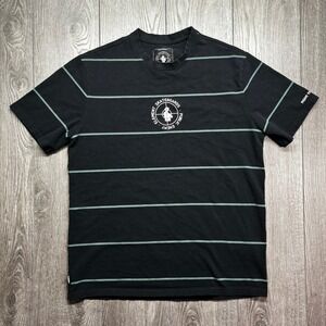 Element Skateboards Public Enemy Fight The Power Striped T-Shirt Black XL